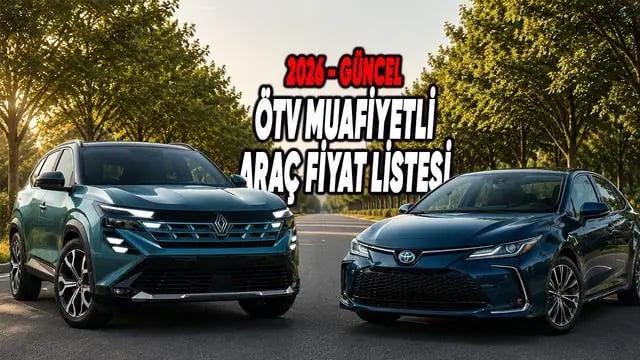 2026 ÖTV Muafiyetli Araç Fırsatları ve Güncel Liste