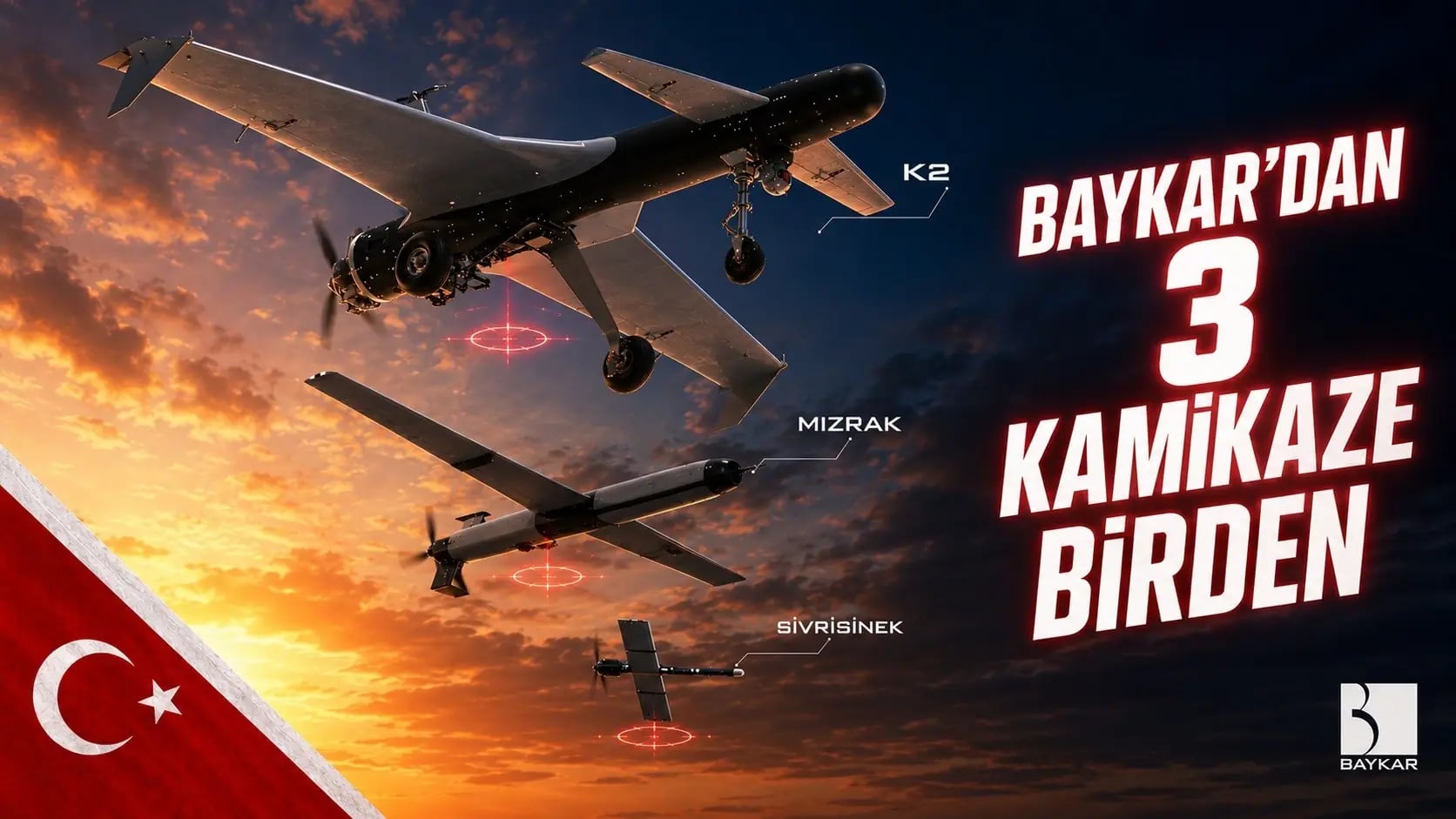 Baykar'dan Yeni Nesil Kamikaze İHA Sürü Savaşı Başlıyor