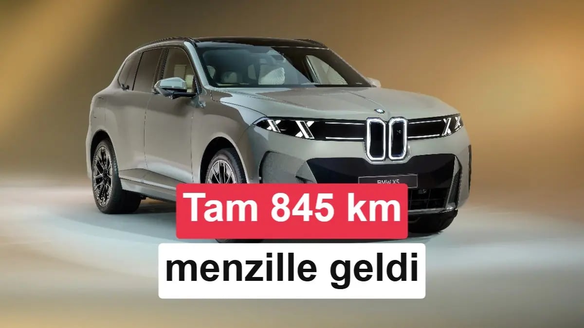 BMW X5 Yenilendi: 845 Kilometre Menzille Gelecek Şimdi Burada