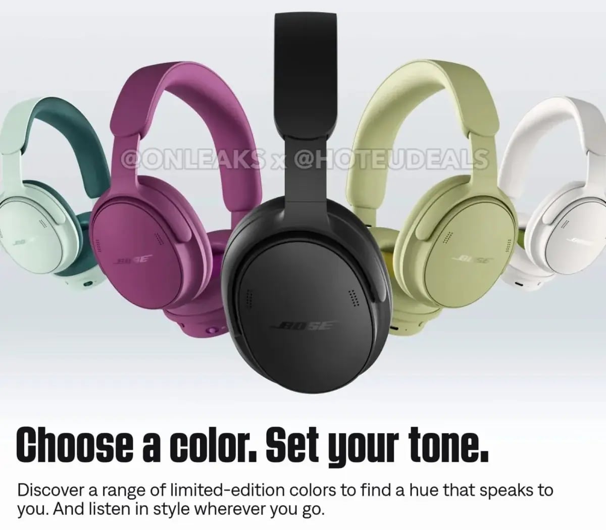 Bose QuietComfort Serisi Yeniden Doğuyor: Tasarım ve Konfor Merak Ediliyor