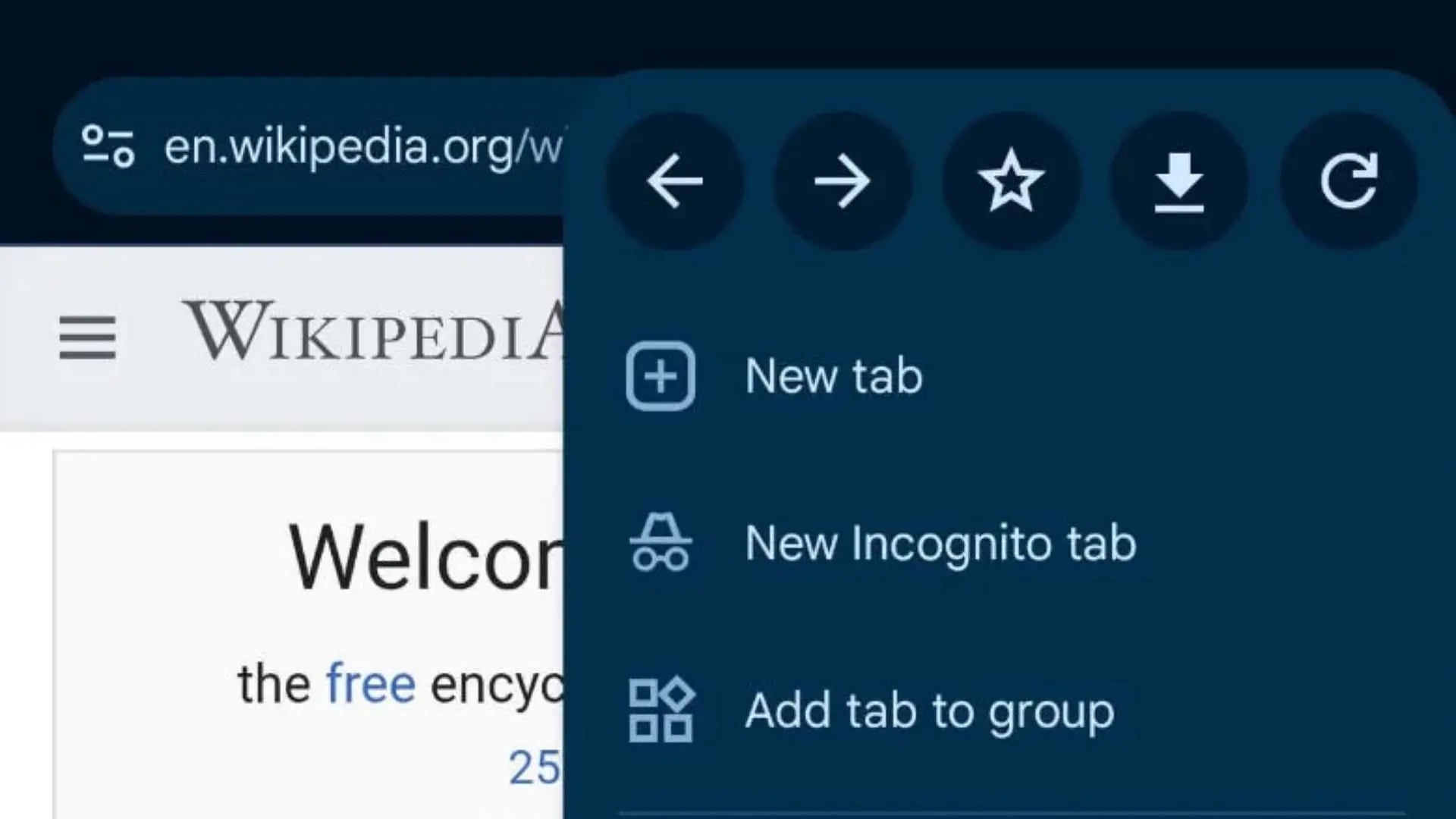 Google Chrome Android Arayüzünde Yeni Geri Butonu