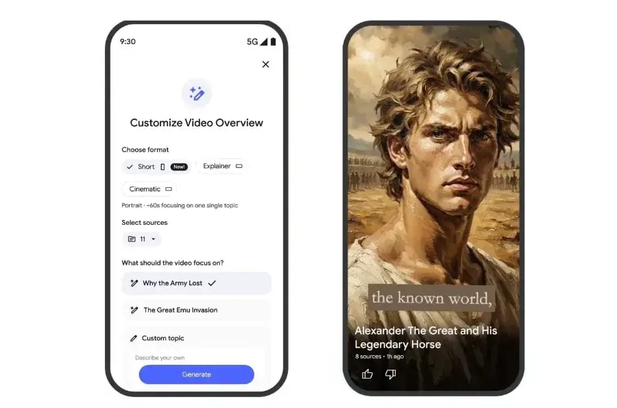 Google NotebookLM Video Sihri Başlatıyor