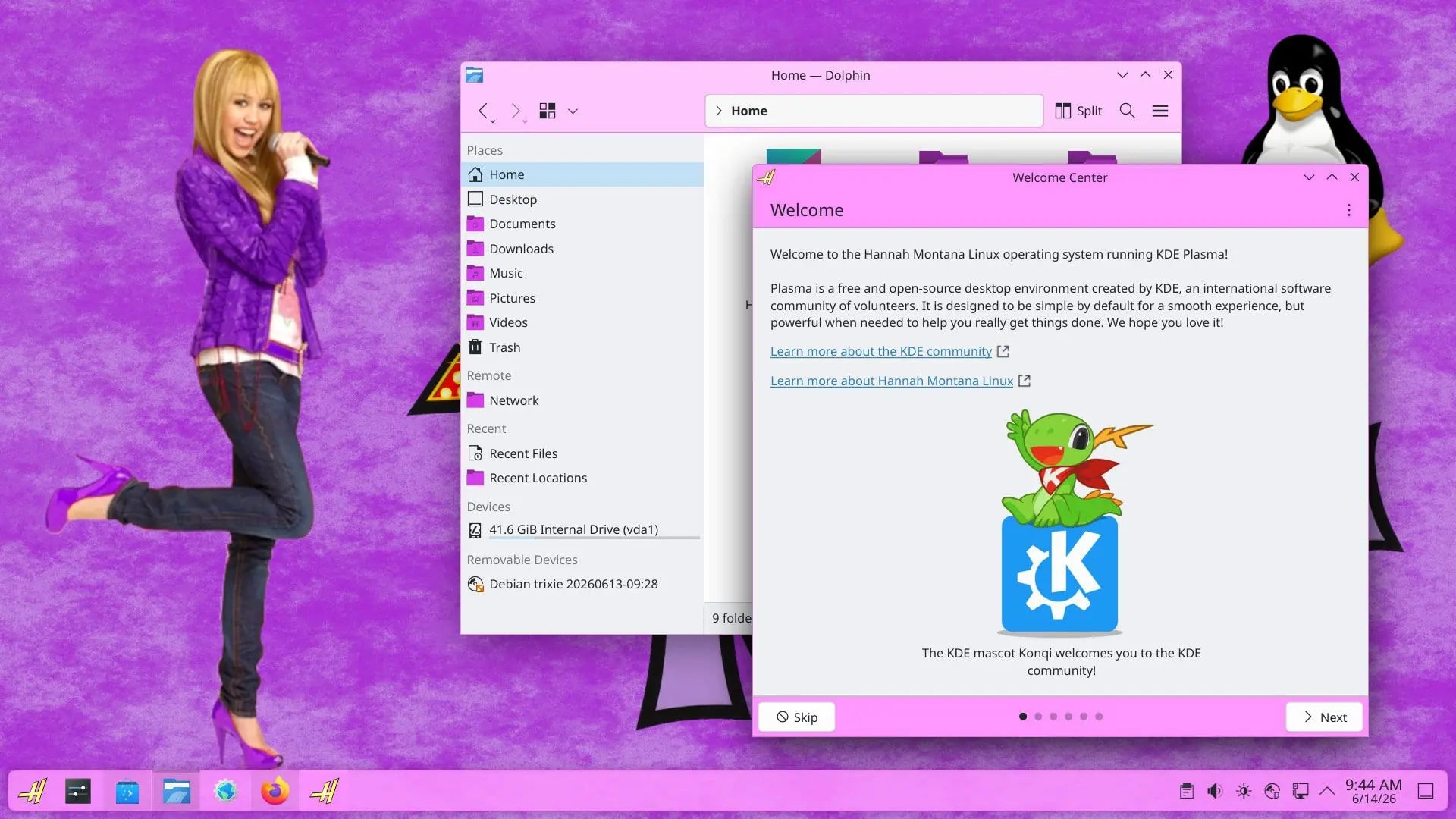 Hannah Montana Linux Nihayet Döndü: İkonik Distro Modern Bir Yükseliş Yaşadı