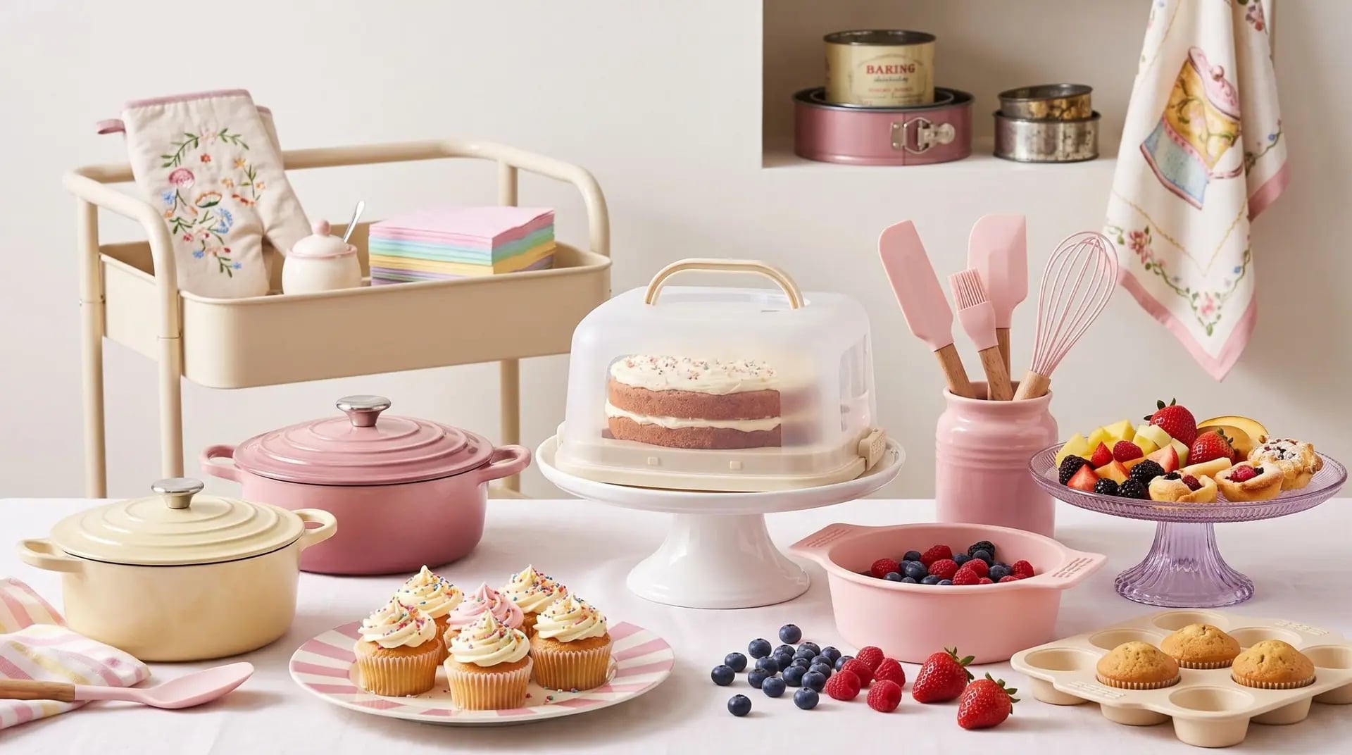 IKEA'nın Uygun Fiyatlı Pastel Pembe Fırın Ekipmanları Serisi Baktider ile Mutfağınızı Yenileyin