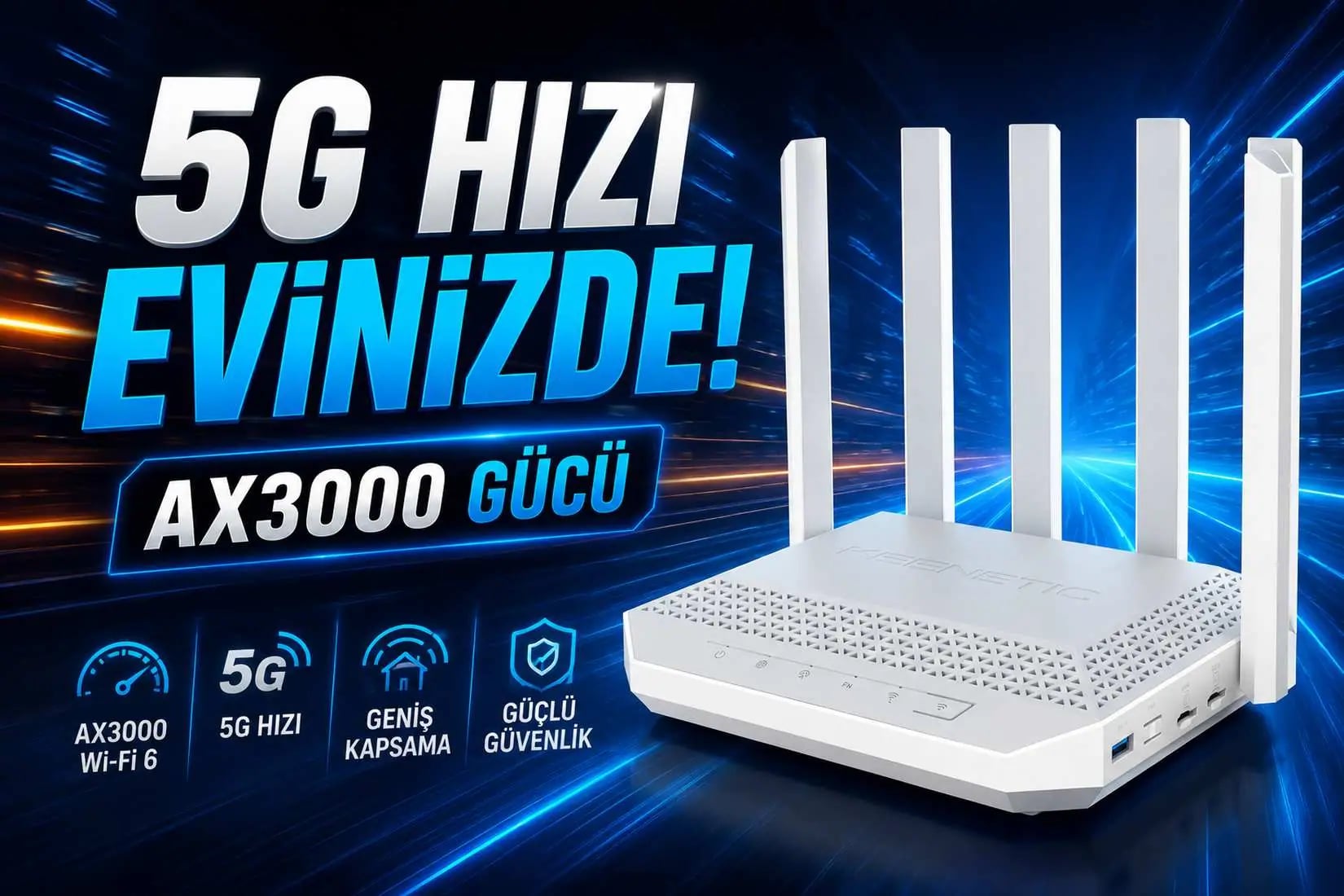 İnternet Kesintilerine Son Veren Dev Ağ Gücü: Keenetic Hero 5G İncelemesi