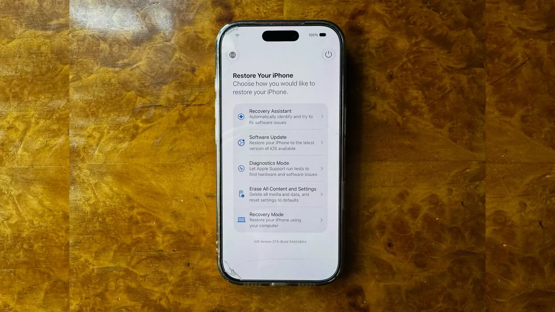 iOS 27 Büyük Devrim: iPhone Kurtarma Ekranına Manuel Erişim Artık Çok Kolay