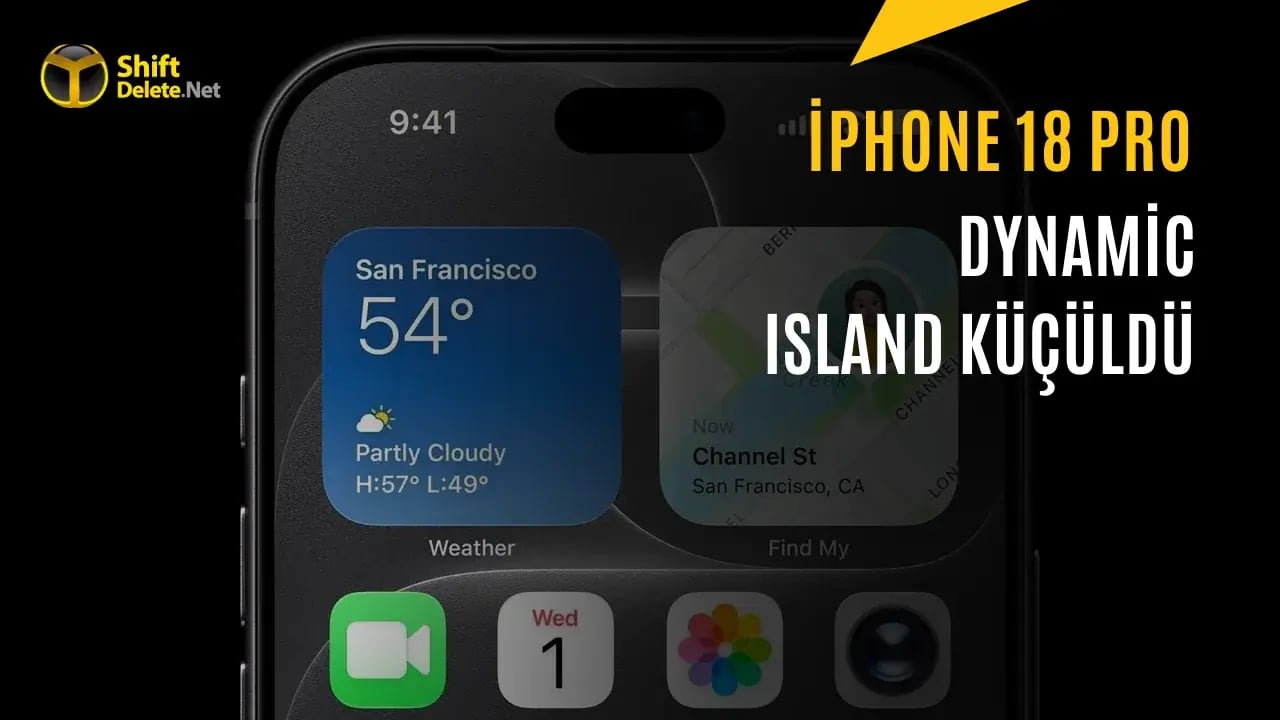 iPhone 18 Pro'da Dynamic Island Küçülüyor: Face ID Artık Ekranın Altında