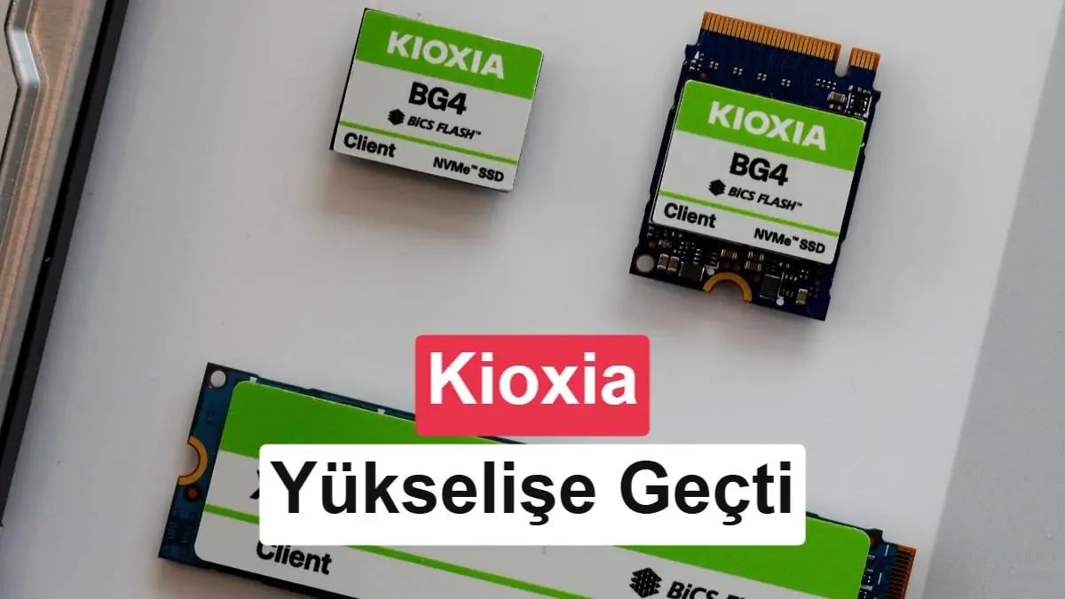 Kioxia Gücü Yapay Zekaya Hizmet Veriyor: Yeni Nesil Bellekte Rekorsal Liderlik