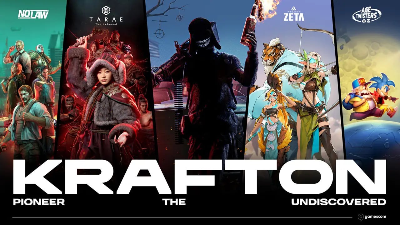 KRAFTON Gamescom'da Oyun Dünyasını Sallayacak