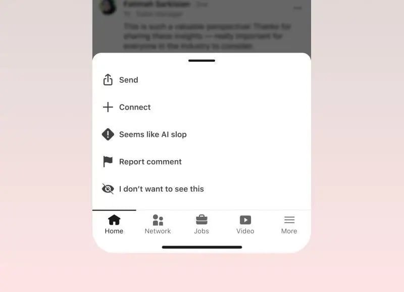 LinkedIn Yapay Zeka Dolusunu Ayıklıyor: Yeni 'Bot' Raporlama Özelliği Yayında