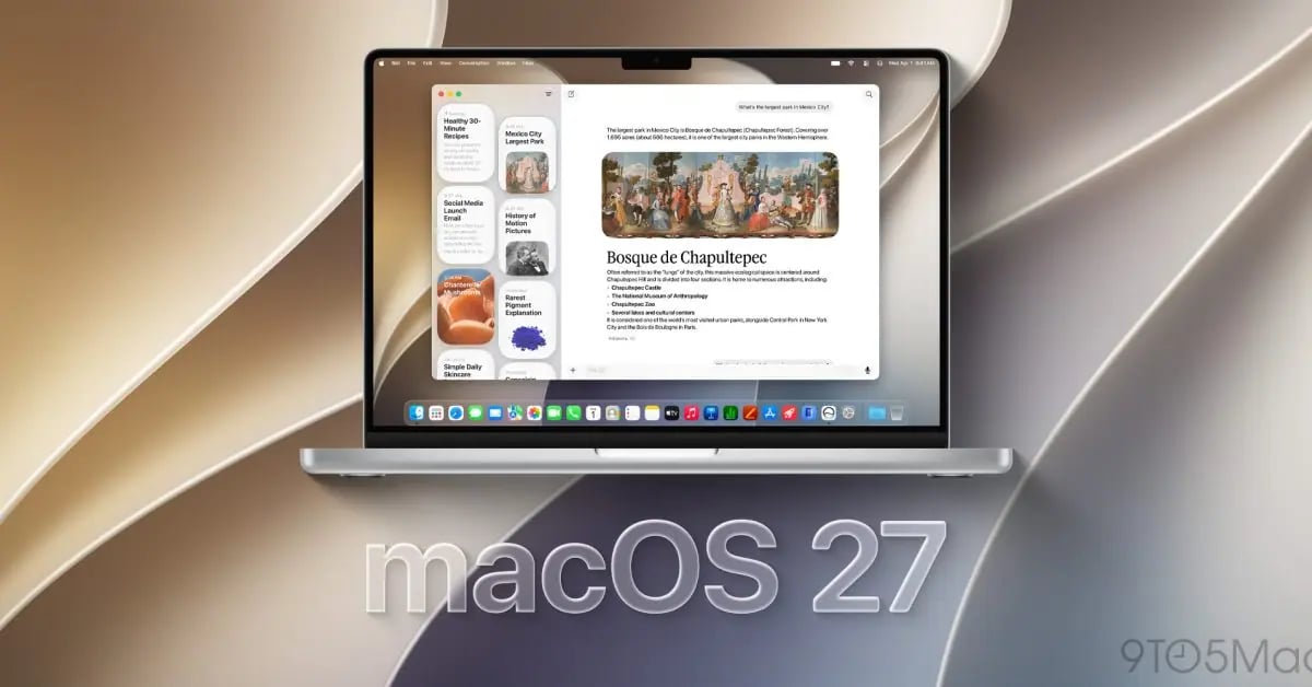 macOS Golden Gate Arasında Yenilikler: Yeni Duvar Kağıtları ve Ekran Koruyucular Geliyor