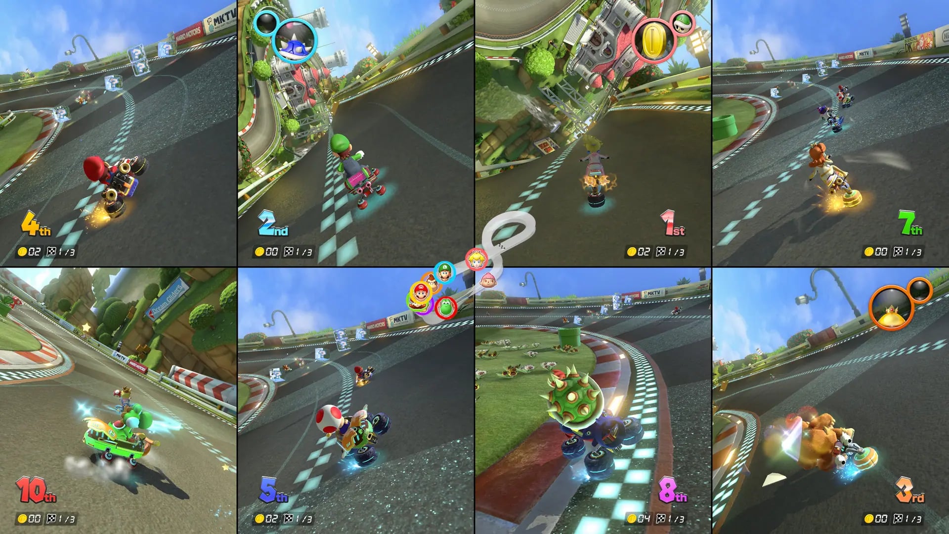 Mario Kart 8 Deluxe’un Switch 2 Güncellemesi: 8 Kişilik Çılgınlık ve Yeni Özellikler
