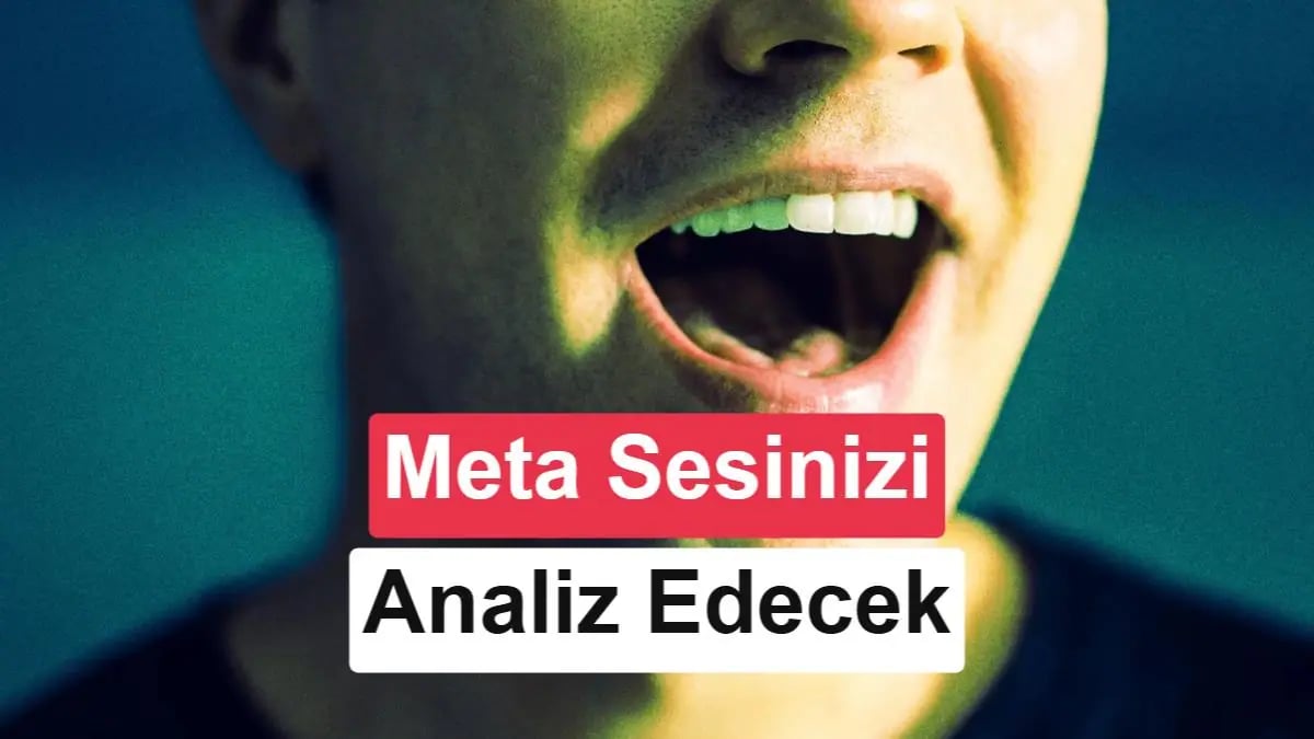 Meta'dan Ses Analizi İle Duygu Takibi Patenti