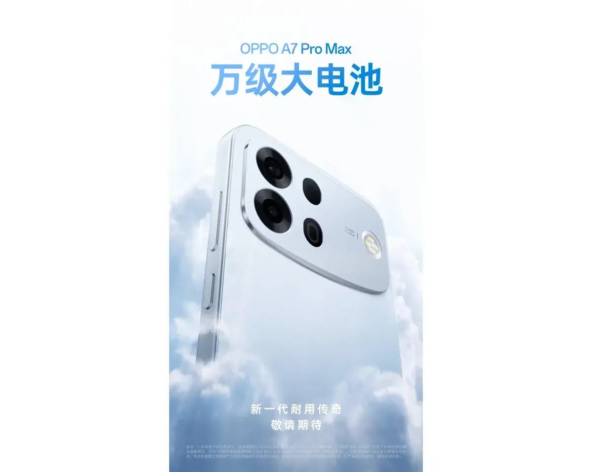 Oppo A7 Pro Max: 10 Bin Milam Pil Gücüyle Geliyor