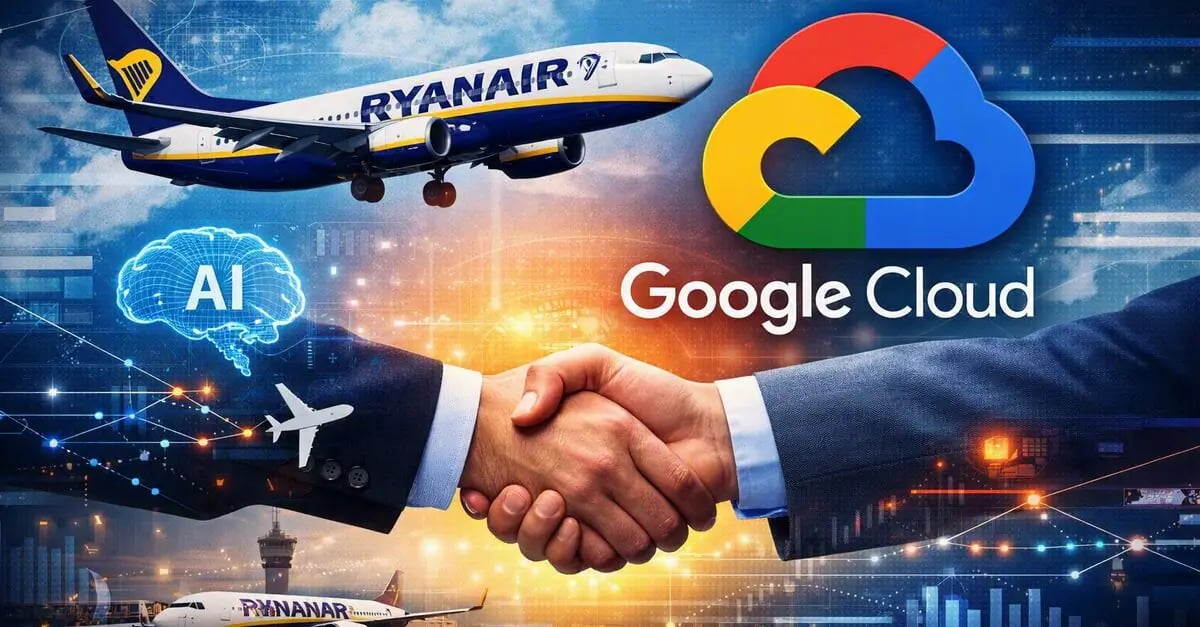 Ryanair'in Dev Dijital Dönüşüm Hamlesi: Çift Bulut Stratejisi ve Yapay Zeka ile Operasyonel Devrim