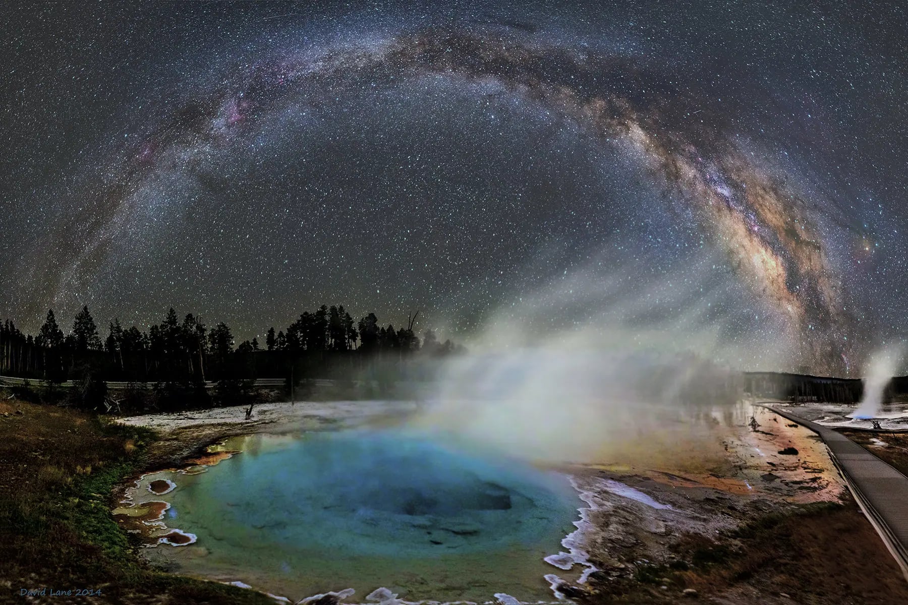 Samanyolu Galaksisi Yellowstone'un Üzerinde: Doğal Bir Gösterinin Ardındaki Jeolojik Sırlar