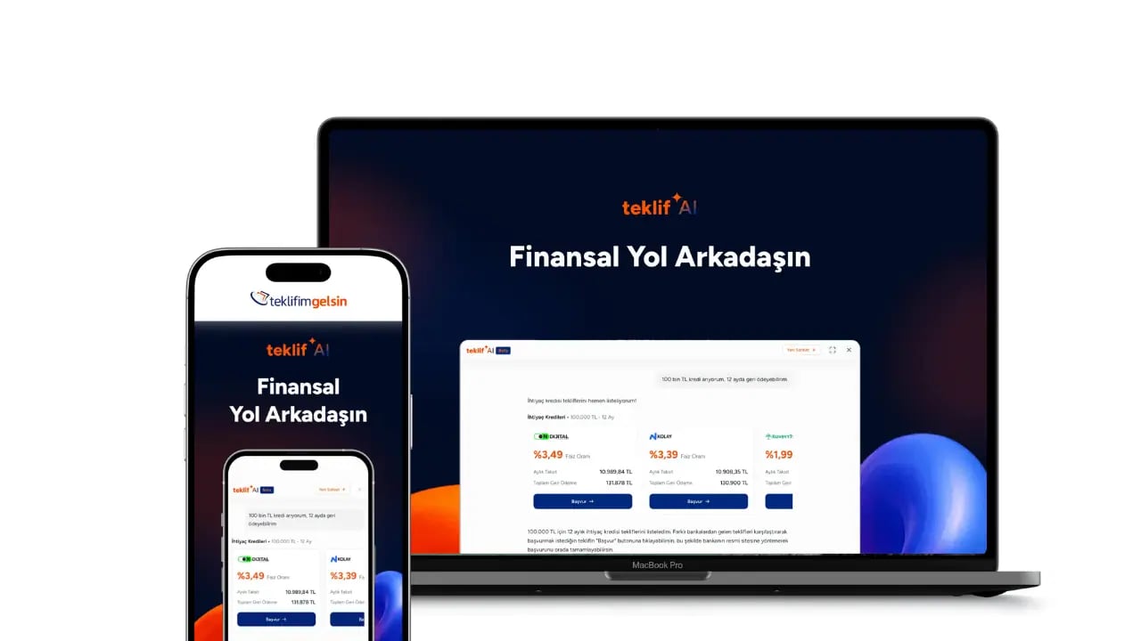 TeklifimGelsin'den Yapay Zeka Destekli Finansal Asistan: TeklifAI