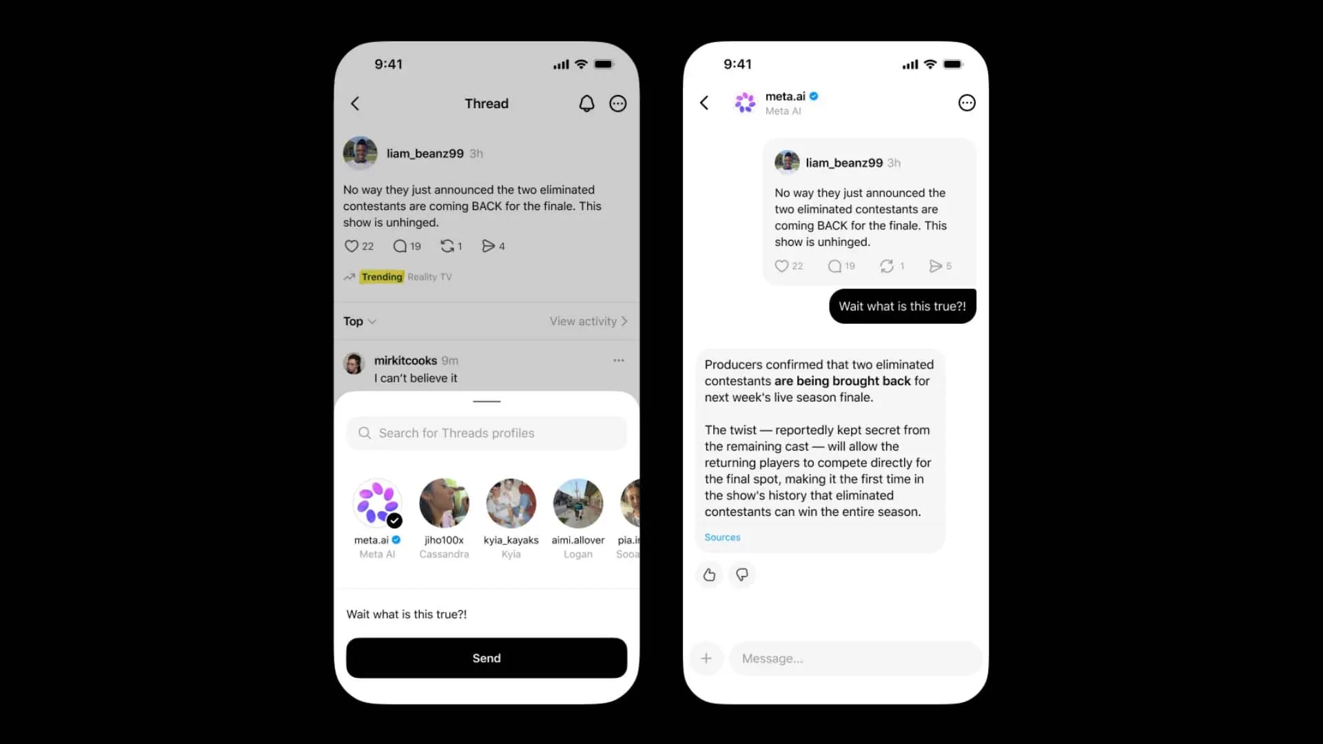 Threads ve Meta AI Entegre Oldu: Mesajlara Yapay Zeka Yakınlaştı