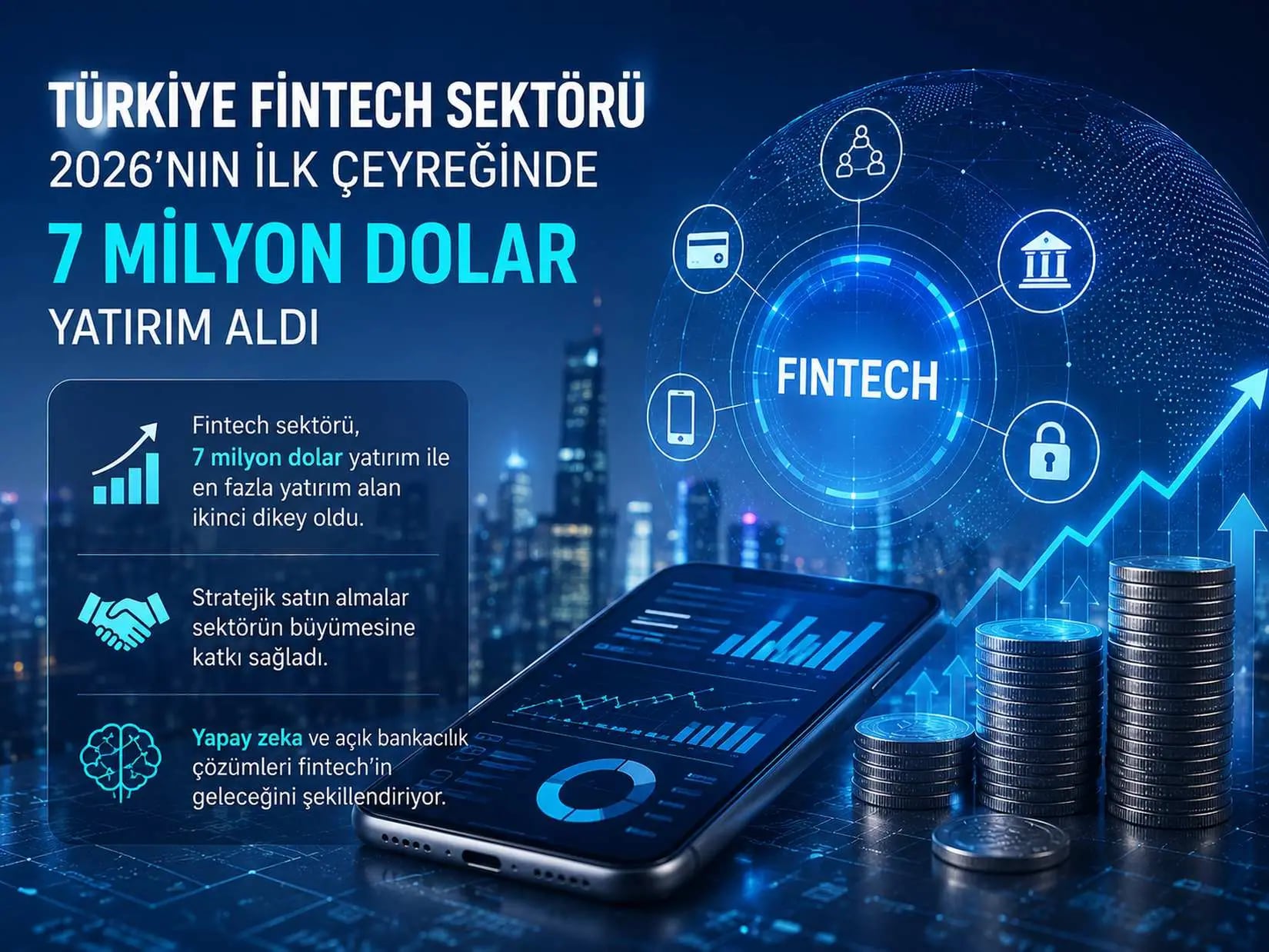 Türkiye Finans Teknolojileri Sektörü Tarihi Adımlarla Büyüyor