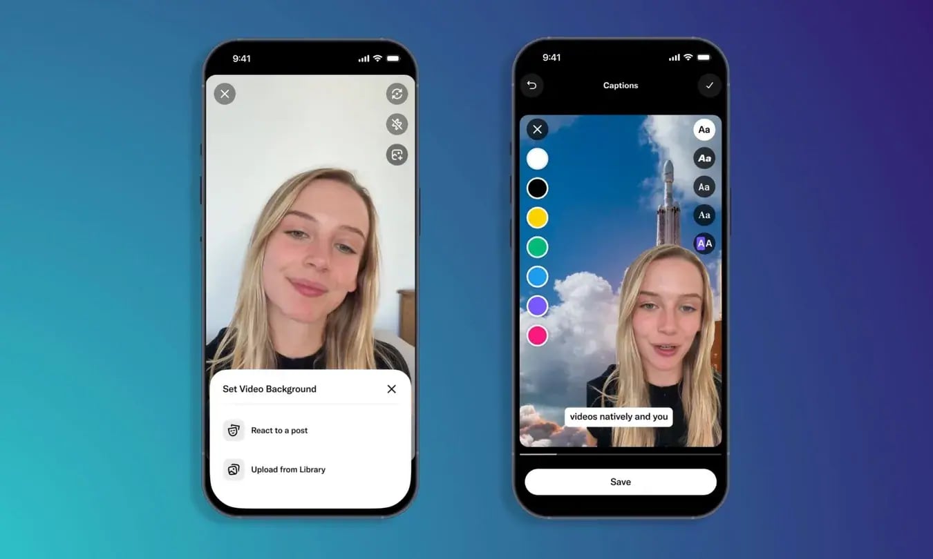 X'te Video Devrimi: Altyazılar ve Yeşil Ekran Artık Uygulama İçi