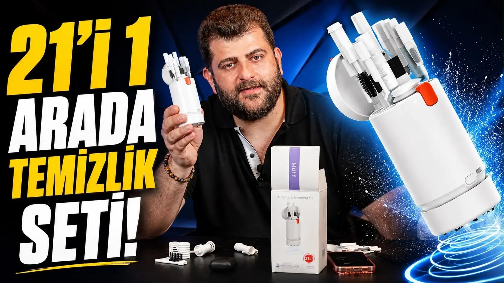 21 Farklı Aletle Tek Cihaz Tüm Kirlerden Arındı