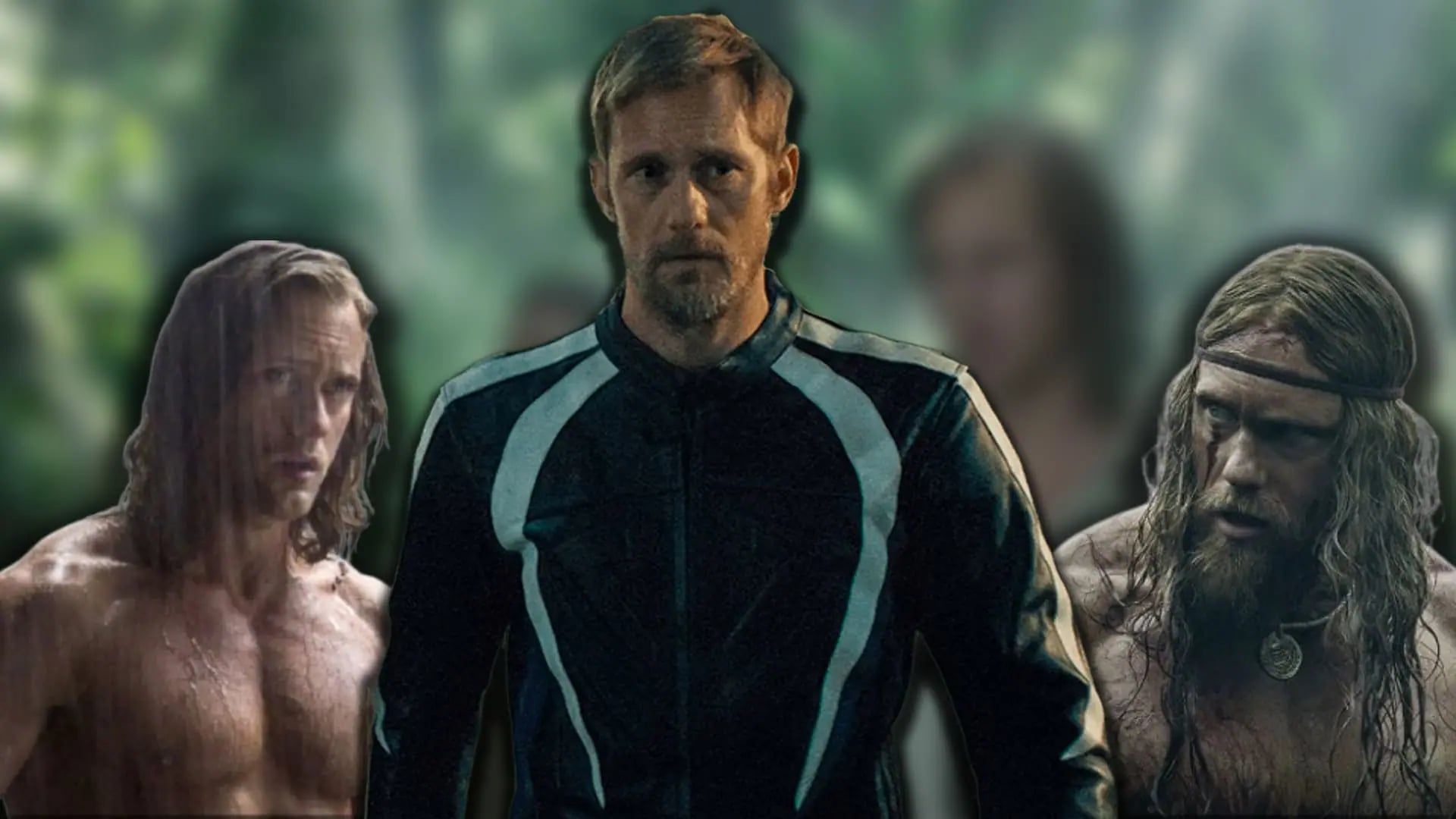 Alexander Skarsgård Wicker Kostümüyle Seti Karıştırdı: Elizabeth Debicki Kıpkırmızı Kesildi