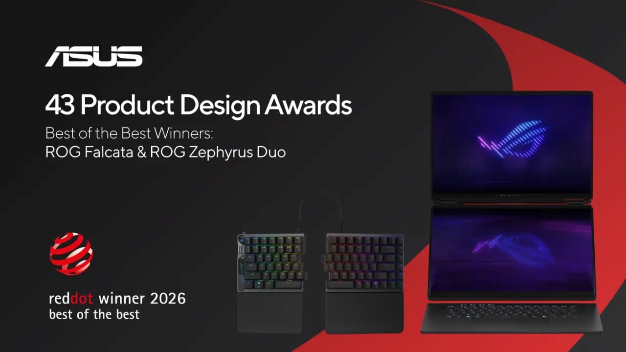 ASUS ve ROG Sınırları Zorladı: 2026 Red Dot'ta Tarihi Başarı