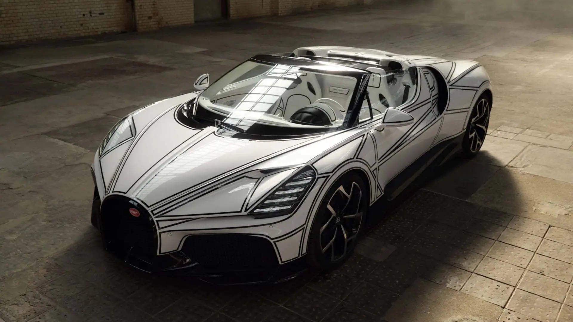 Bugatti'den Sanatsal Zirve: Porselen Detaylı W16 Mistral Blanc Éternel
