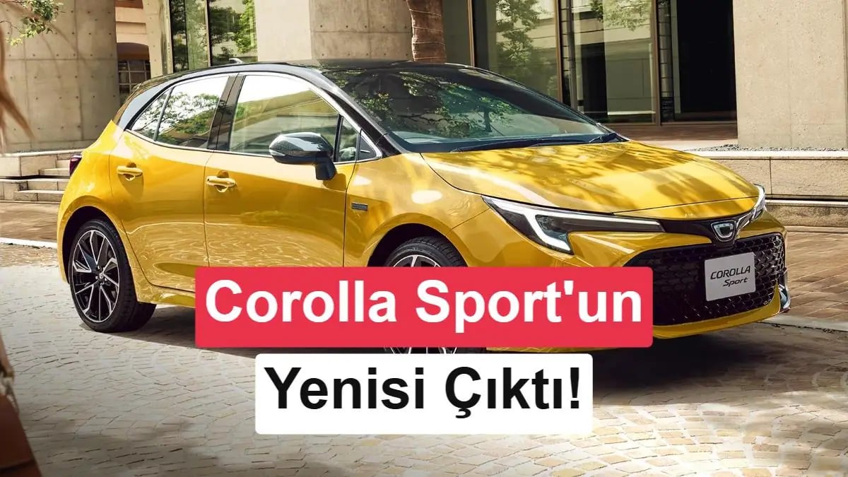 Corolla Sport'un 60 Yıl Özel Versiyonu Geldi