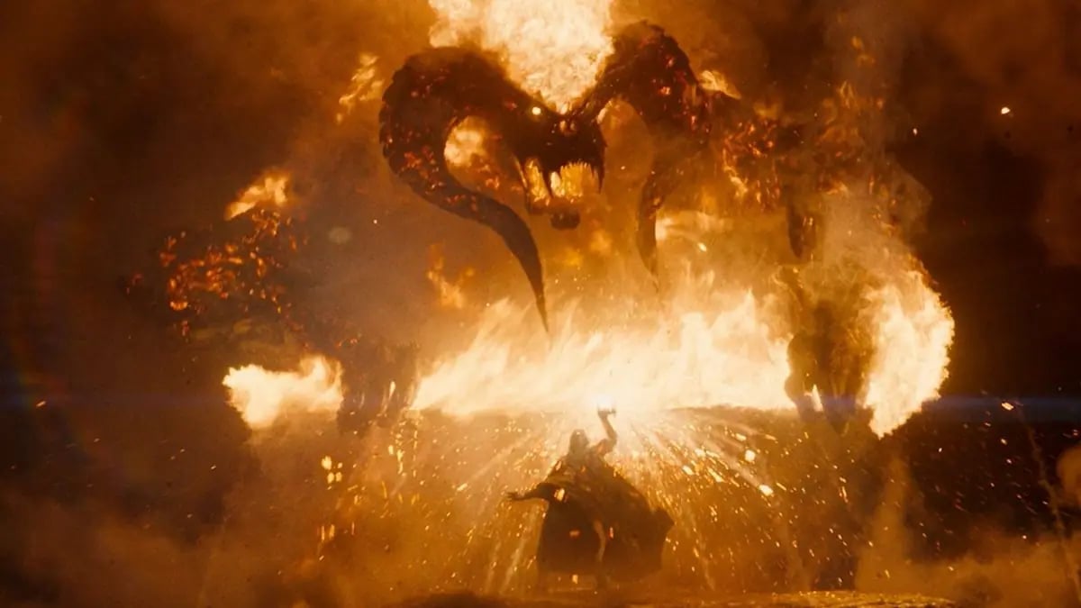 Güç Yüzükleri 3'te Sauron ve Balrog Hesaplaşıyor