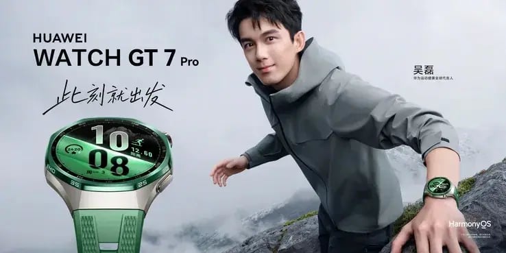 Huawei Watch GT 7 Pro Görünümü Belli Oldu: Yepyeni Yeşil Dokunuş Ve Tasarım Gizemleri