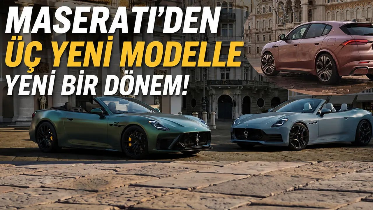 Maserati'den Sınırları Zorlayan Üçlü Yenilenme