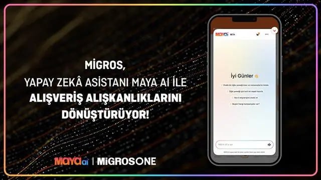 Migros Yapay Zeka Asistanı MAYA ile Alışveriş Devrimi