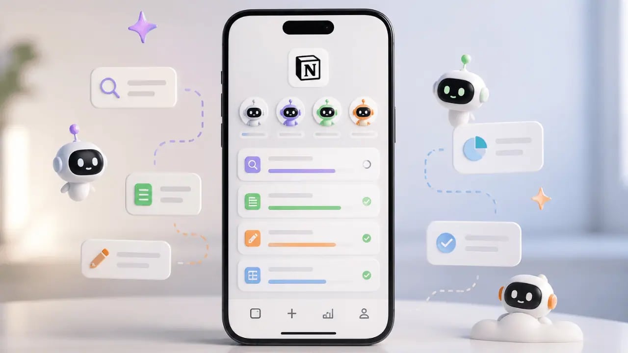 Notion'dan Yeni Dönem: Yapay Zeka Ajanları Artık Parmaklarınızın Ucunda