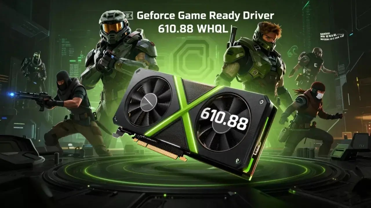 NVIDIA GeForce 610.88 Sürücüsü Geldi: Oyun Performansı ve Kararlılığı Yeniden Tanımlandı