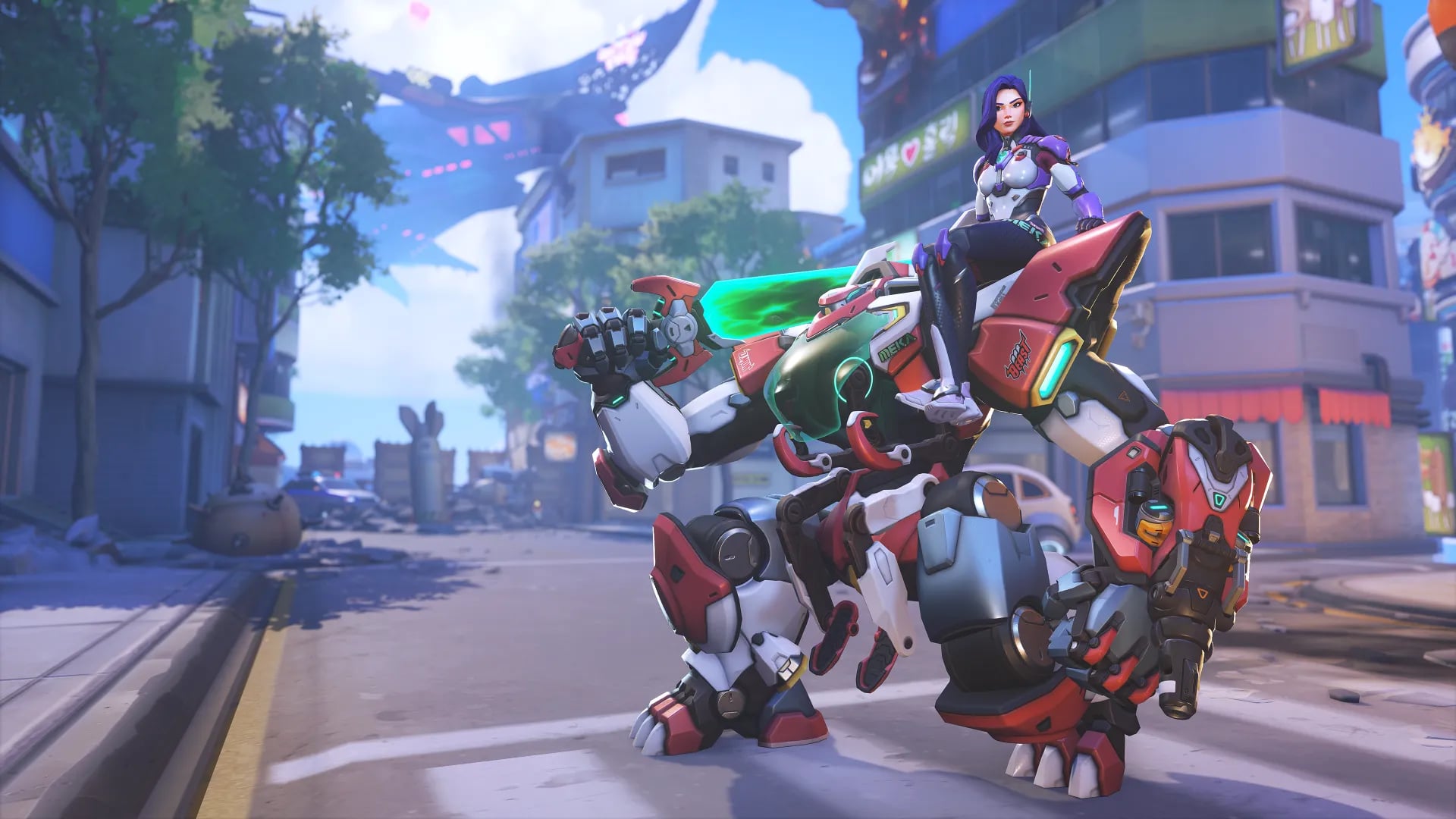 Overwatch'ta Yeni Tank: D.Mon ile Meka Arenasında Devrim Gezegeni