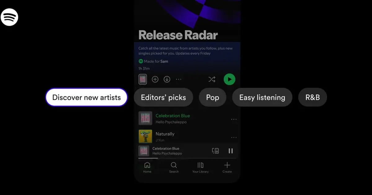 Spotify, Yayın Pusulası'nı Daha Akıllı ve Özelleştirilebilir Hale Getiriyor