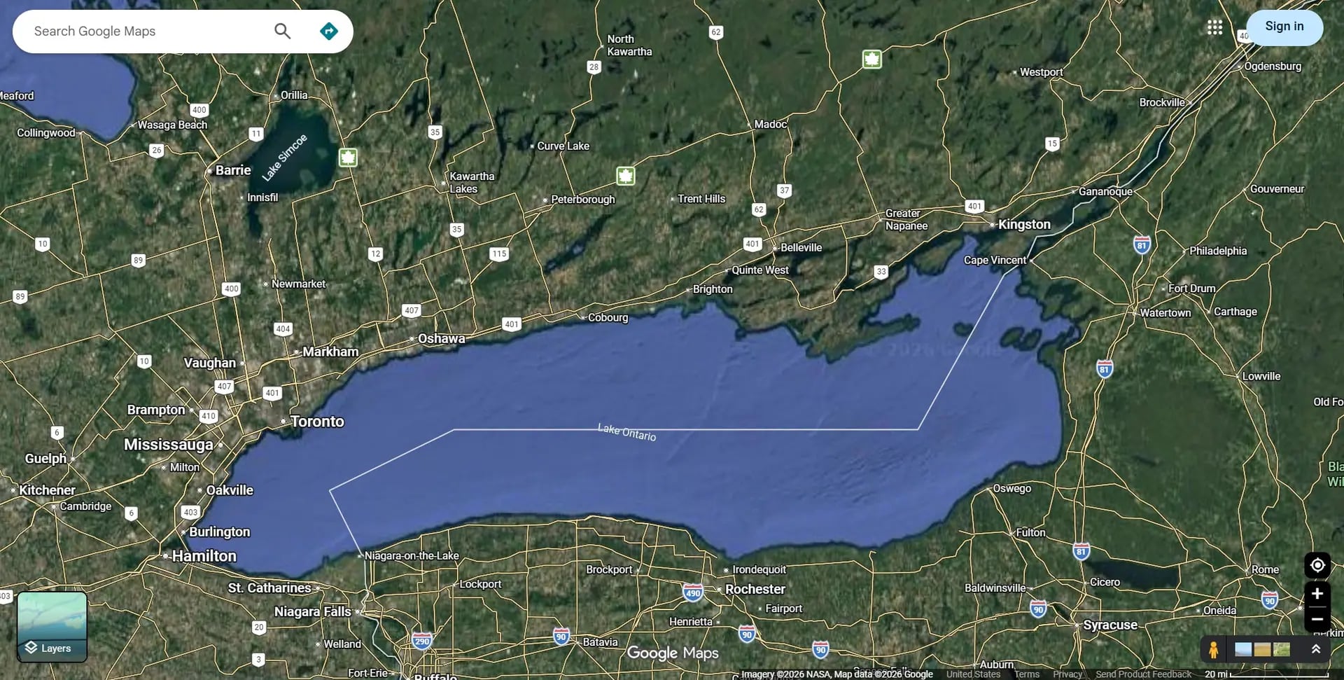 Trump'ın Lake Ontario Kararı Harita Uygulamalarını Karıştırdı: Apple, Google ve Bing Ne Yapacak?