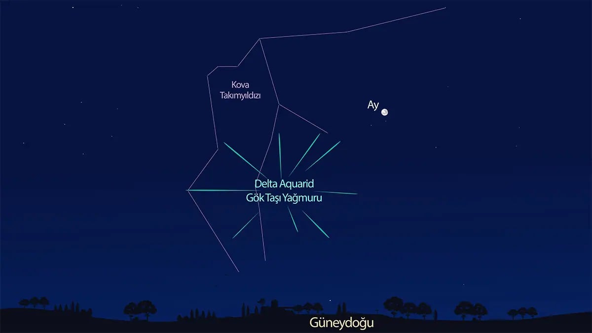 Uzaydaki Yeni Bir Gösteri: Delta Aquarid Şöleni Yaklaşıyor