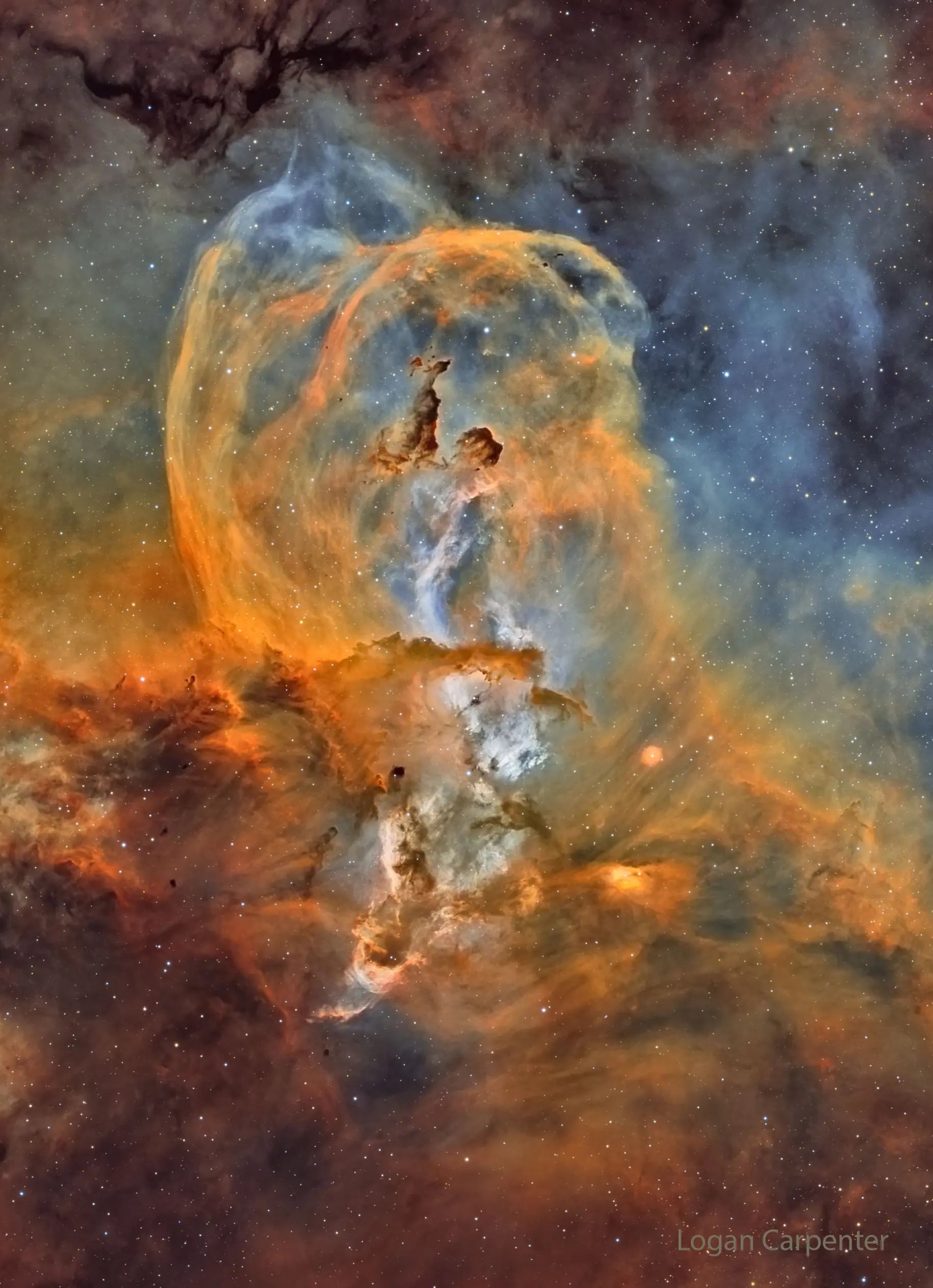 Uzaydan Geldi: Kozmik Heykel NGC 3576'da Büyük Bir Dönüşüm Var