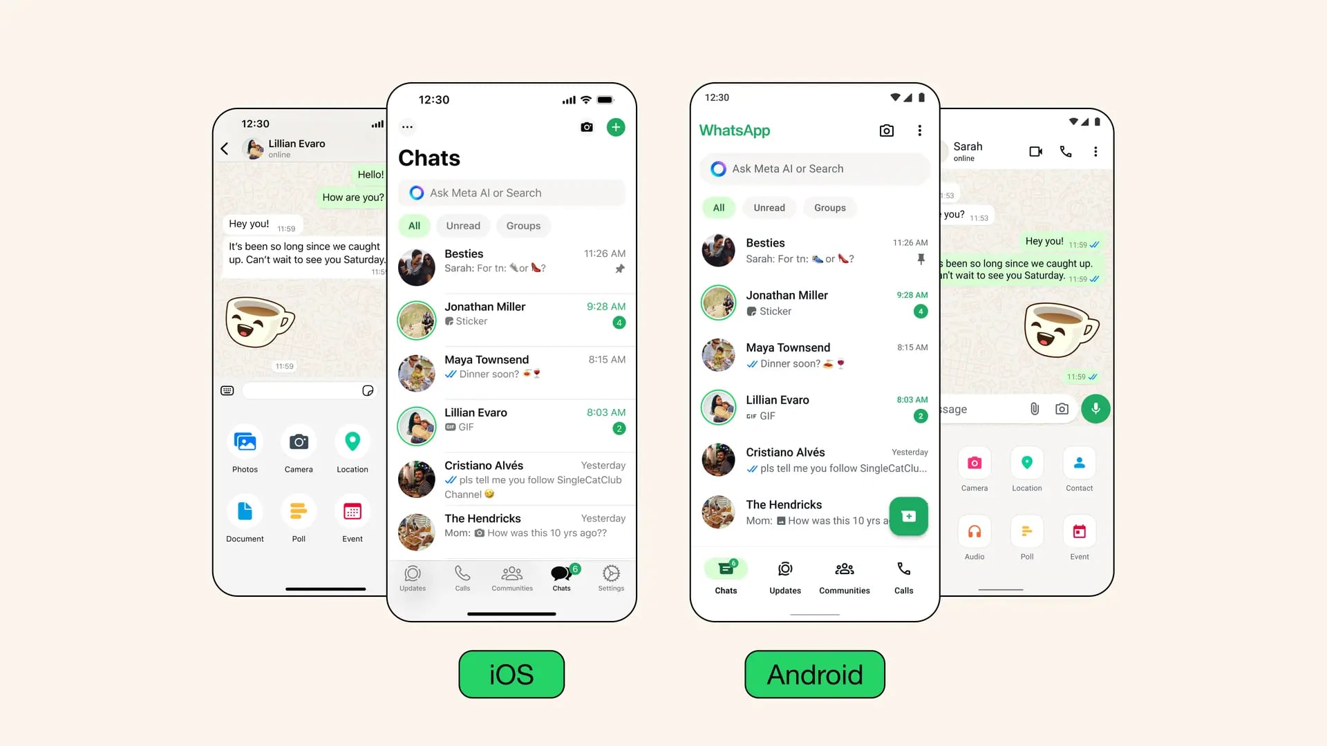 WhatsApp Android Tasarımı Değişiyor: Meta AI Alt Bara Taşınıyor