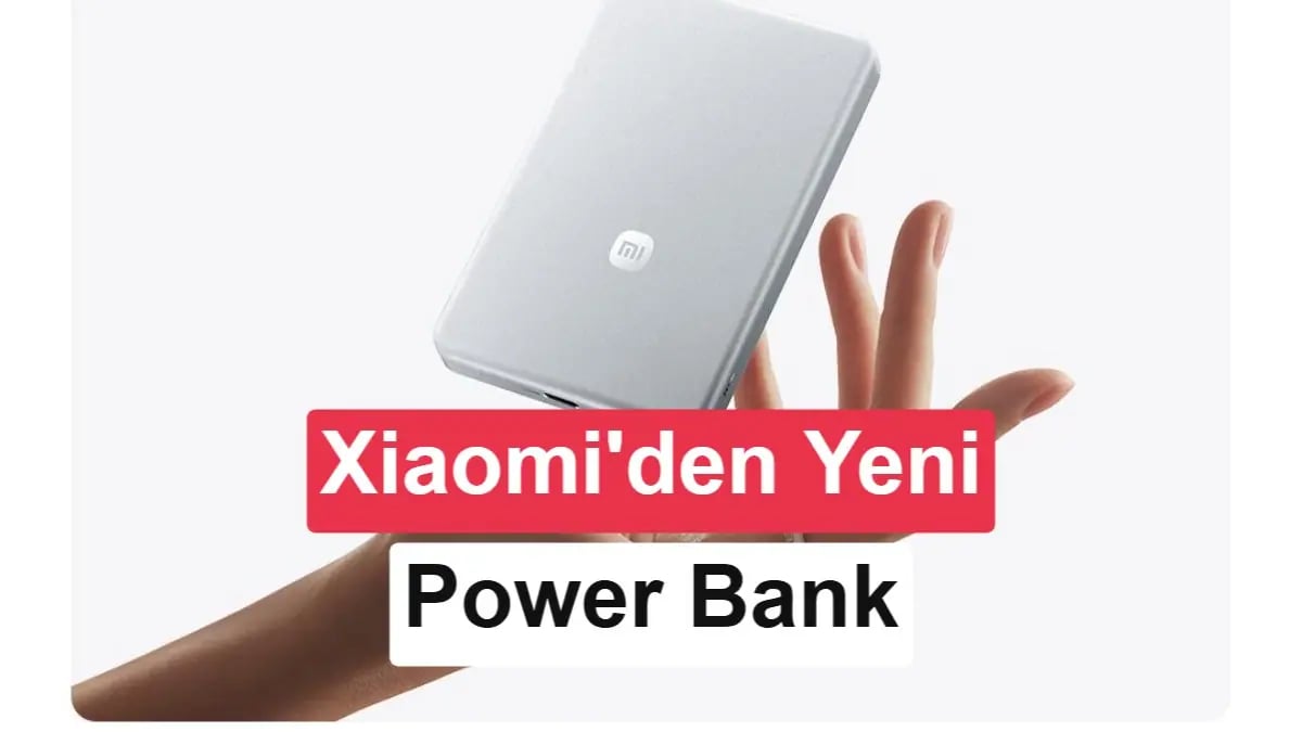 Xiaomi'den Ultra İnce Manyetik Power Bank: 10.000 mAh ve 45W Gücünde
