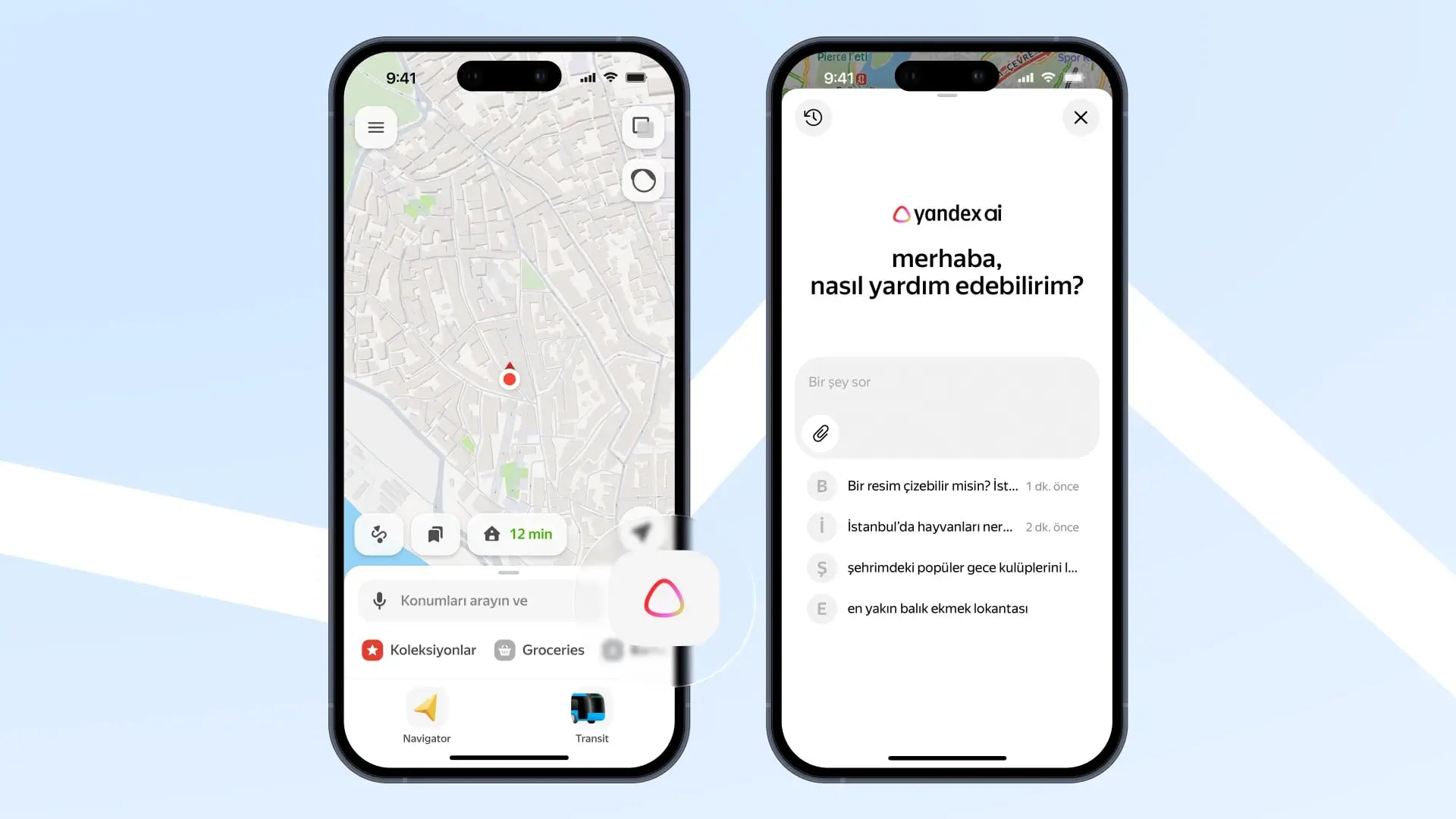Yandex Haritalar Yepyle Akıllı Rehbere Dönüşüyor