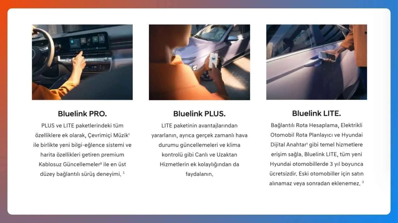 Hyundai'nin Akıllı Bağlantı Sistemi Bluelink Türkiye Piyasasına Giriş Yapıyor