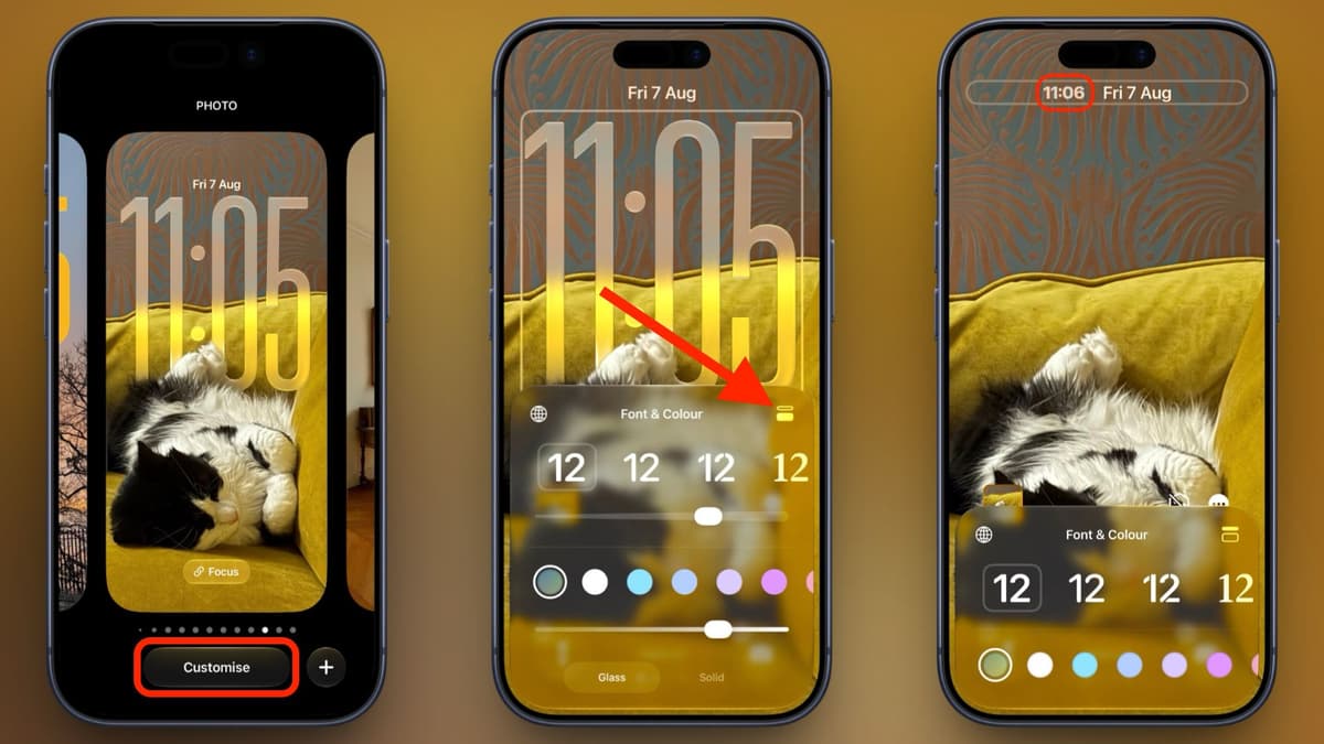 iOS 27'de Kilitleme Ekranı Devrimi: Kompakt Saat ile Duvar Kağıdınızın Her Detayı Görsün