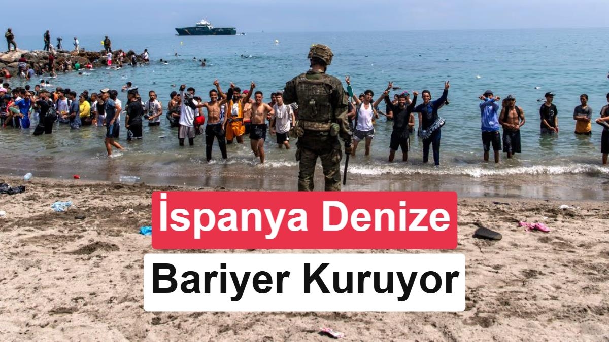 İspanya'dan Göç Akınına Ceuta Su Bariyeri