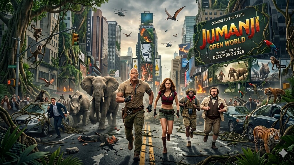 Jumanji Evrenleri Kavuşuyor: Açık Dünya Modunda Adrenalin Selam