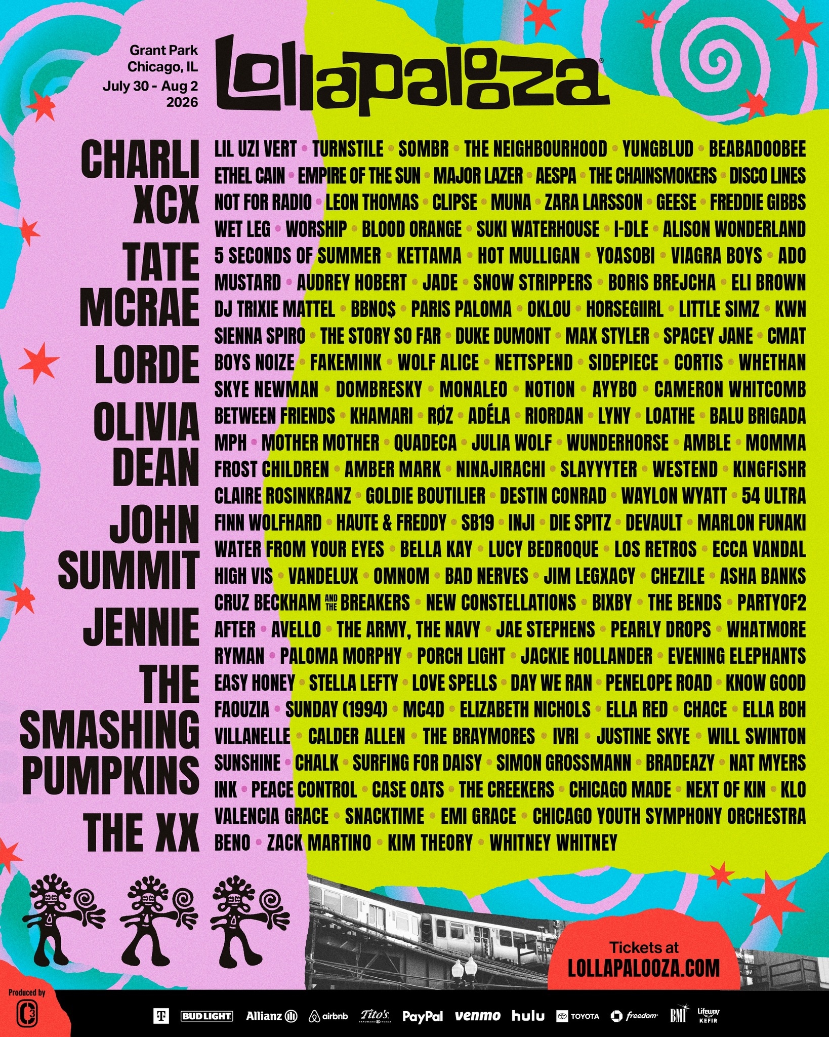 Lollapalooza'da Sponsor Deneyimleri Maratonuna Hazırlık