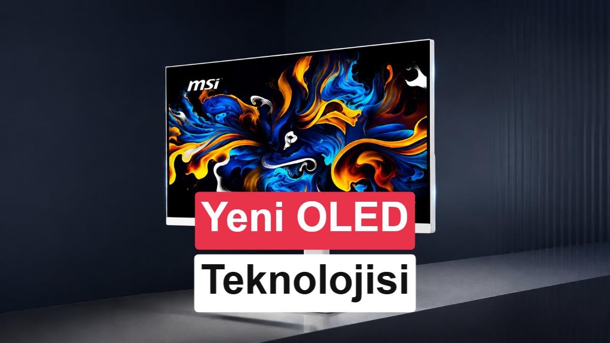 MSI'dan Dev Atılım: Mürekkep Püskürtmeli OLED Monitör Çağı Başlıyor