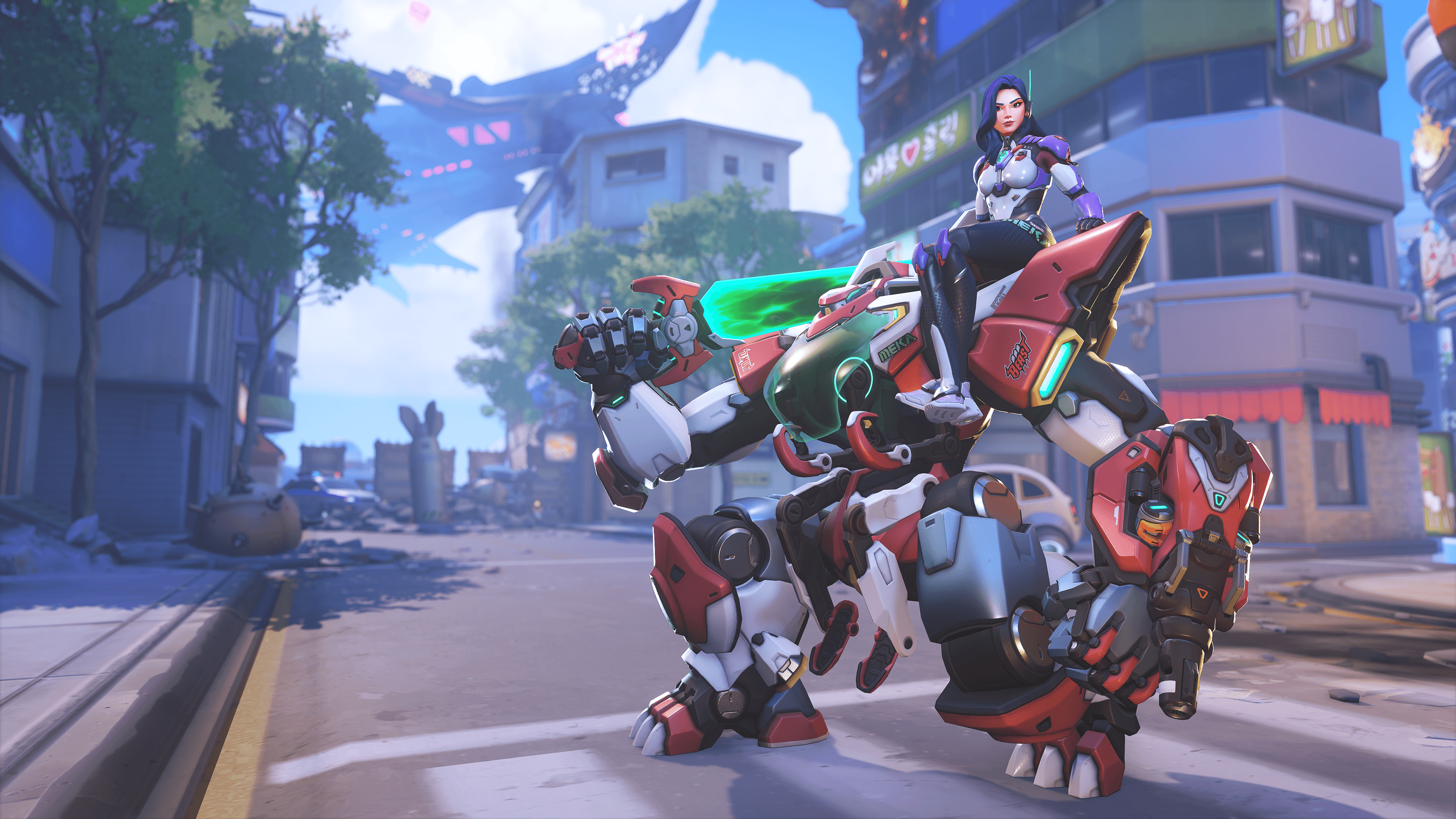 Overwatch'ta Yeni Tank: D.Mon ile Meka Arenasında Devrim Gezegeni